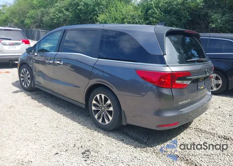 2023 Honda Odyssey Ex-L from USA, damaged, VIN 5FNRL6H64PB010665